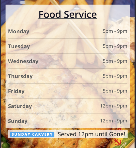 3- food service