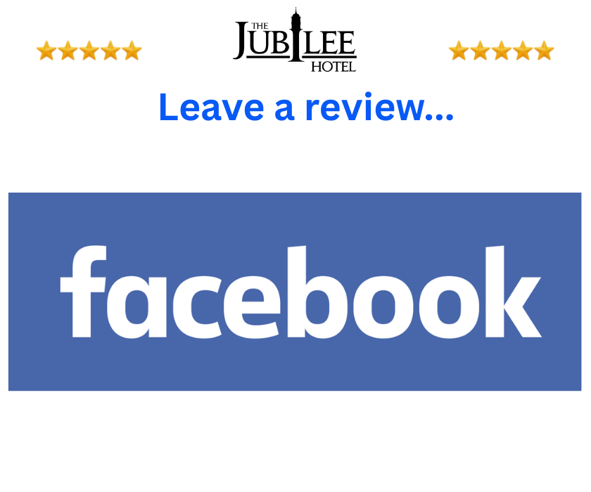 Review us on FACEBOOK - The Jubilee Hotel